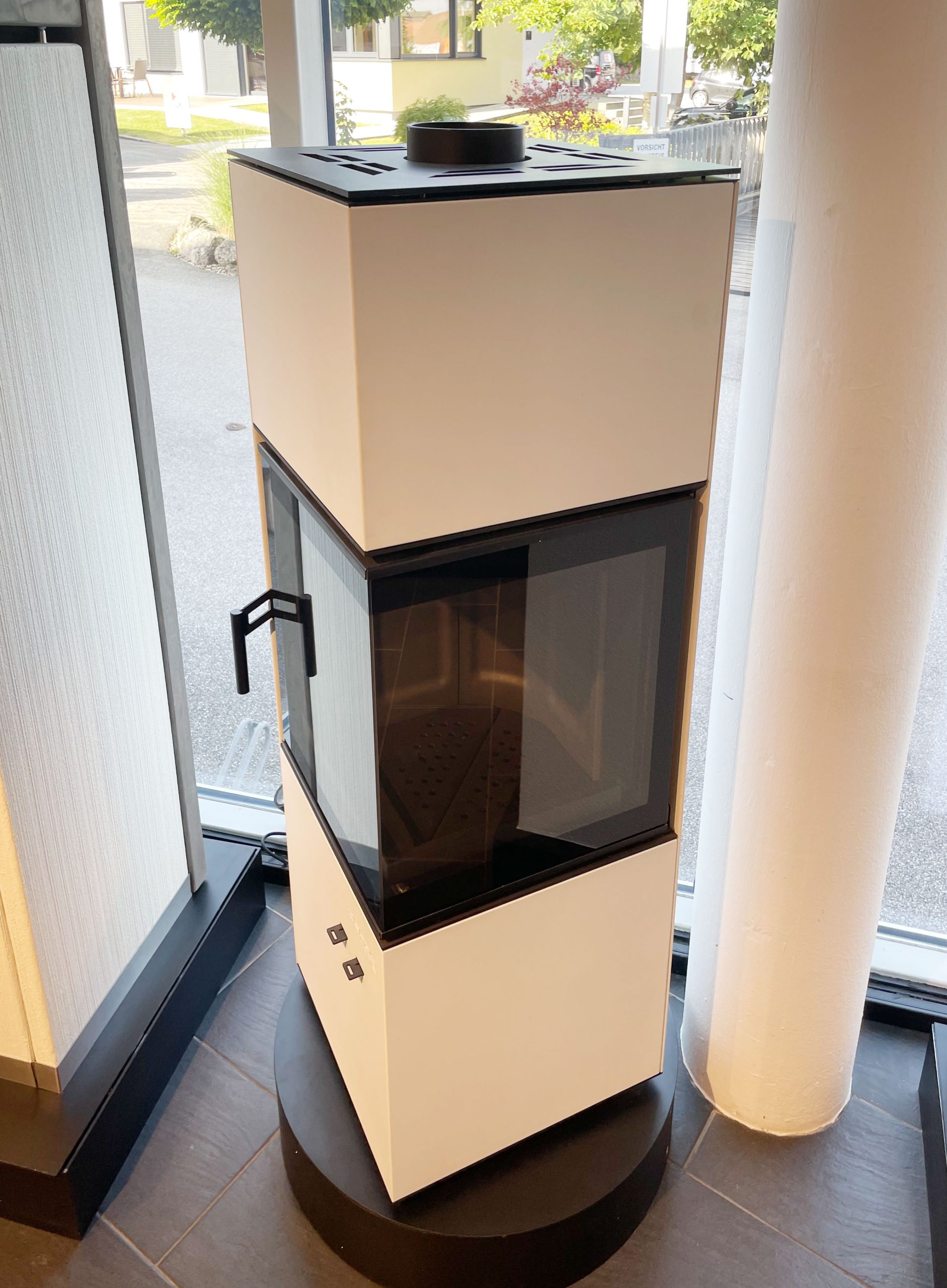Kaminofen - EM "Quadroom" weiß – Bild 4