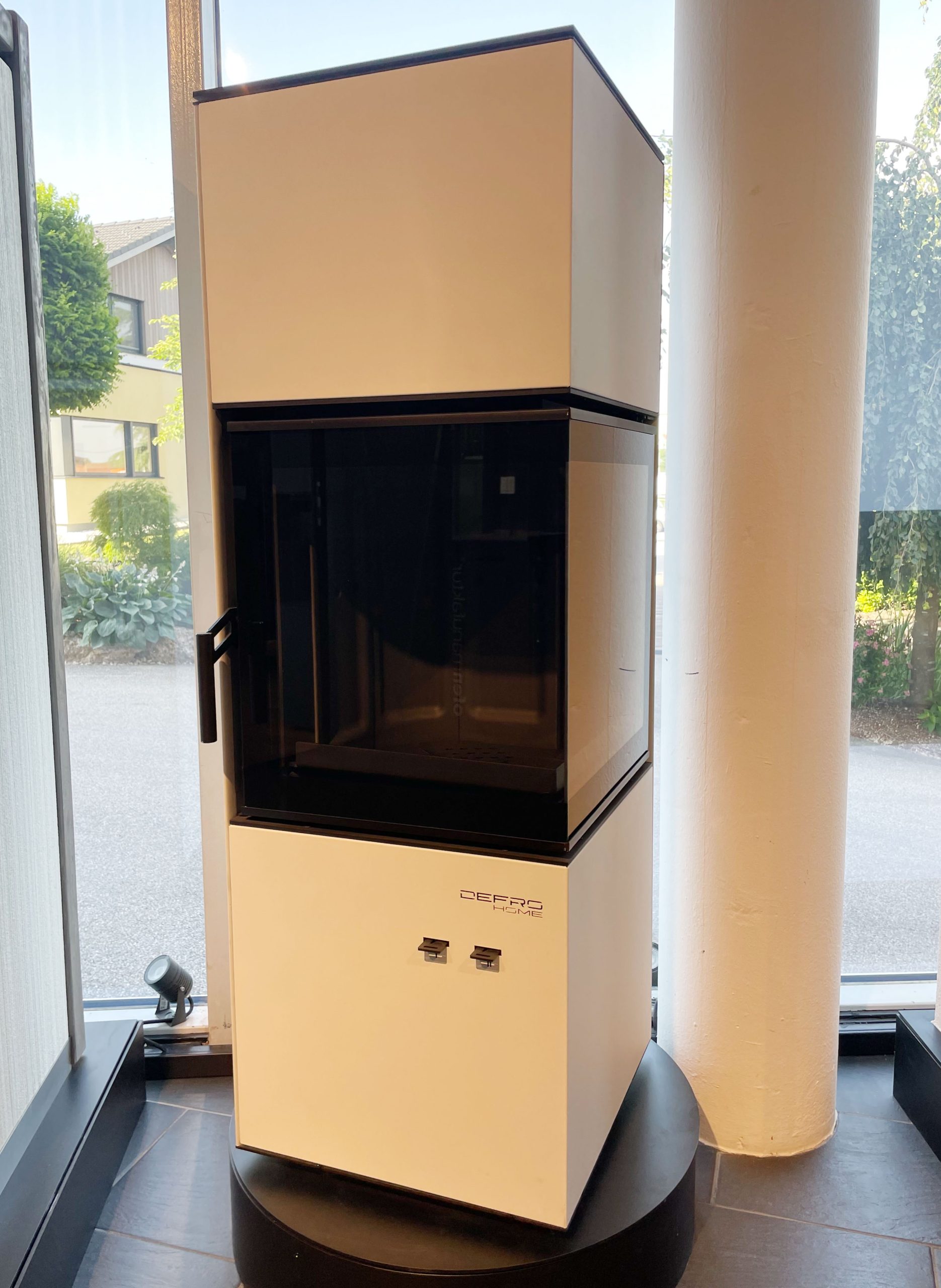 Kaminofen - EM "Quadroom" weiß – Bild 3