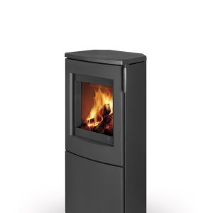 Kaminofen - RHEA Flam Nemea NE, schwarz mit Abbrandsteuerung EHC