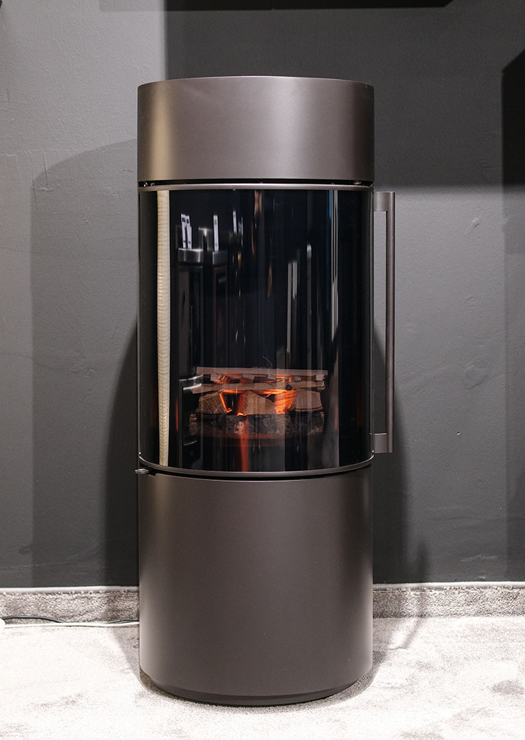 Kaminofen - Spartherm Passo XS "Black Edition" mit ROBAX "NightFlame" – Bild 2